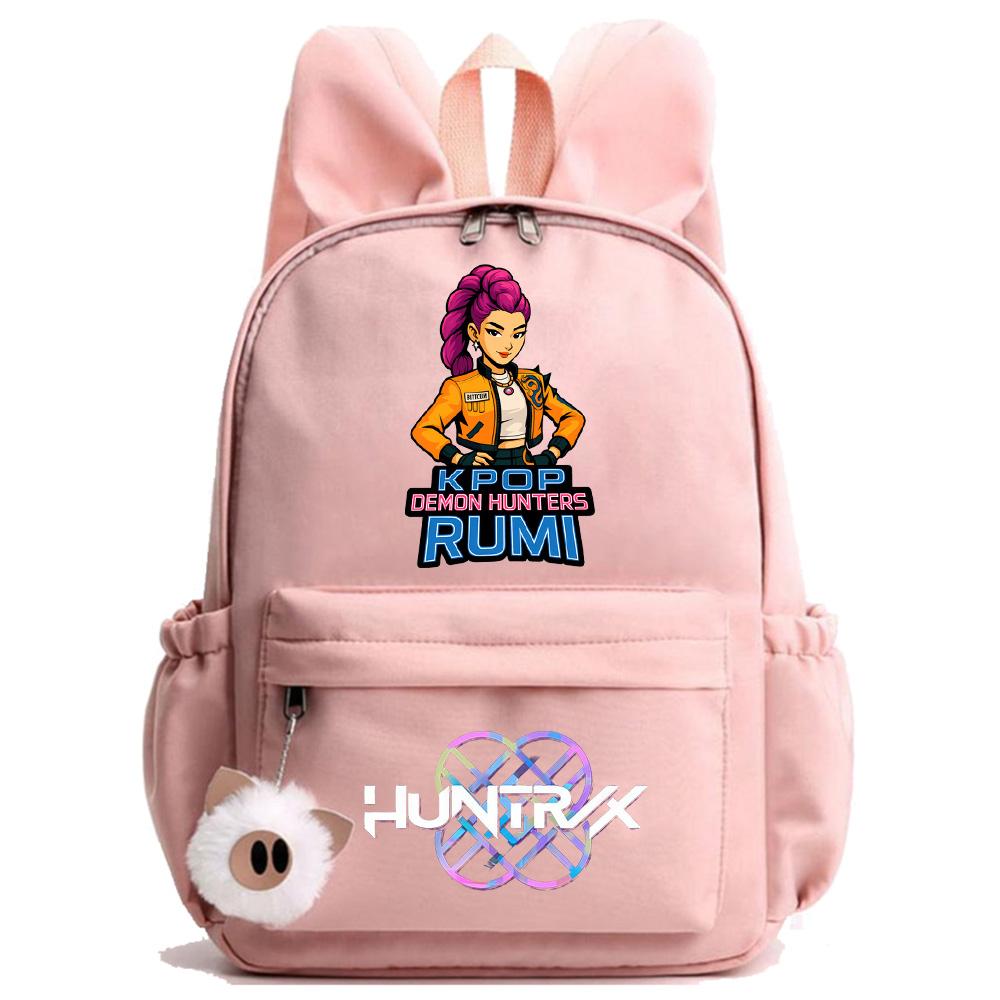 Anime K-Pop Printed Waterproof Backpack Student Teenager Bookbag for Boy Girl Bookbag Schoolbag Women Large Capacity Travel Bag Kid Gift Mochila