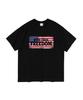 CARGOBROS Αμερικανικό T-Shirt Ελευθερίας Κοντομάνικο (Μαύρος)