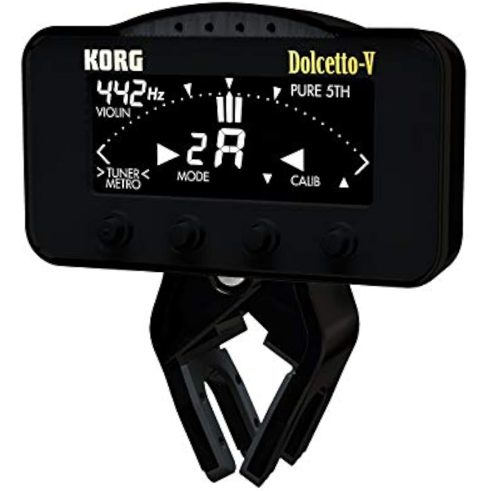 KORG AW-3V Clip-on Tuner/Metronome Dolcetto-V for Dolcetto V Violin/Viola