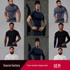 YOUNGAL Herren Kompressions-Sportoberteil mit Schnelltrocknung - Atmungsaktives, Hochelastisches Laufshirt