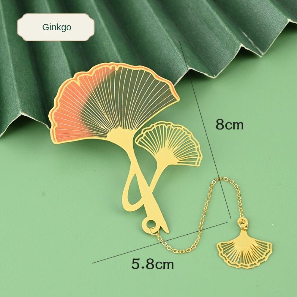 Roses Metal Bookmark Pendant Rose Bookmark New Year Gift Lotus Leaf Book Mark  Lovers