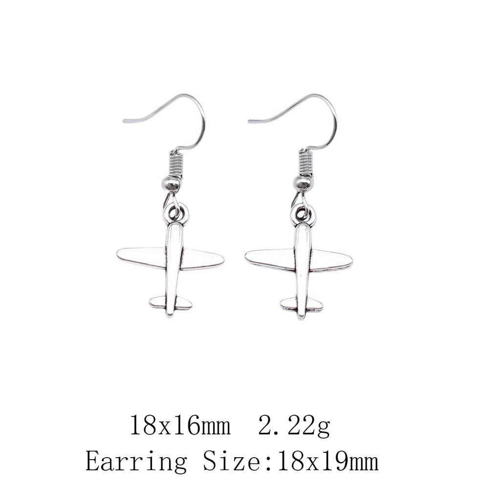 Thanksgiving Day Earring Set Airplane Travel Christmas Drop & Dangle Earring Women's Bags Unusual Earrings