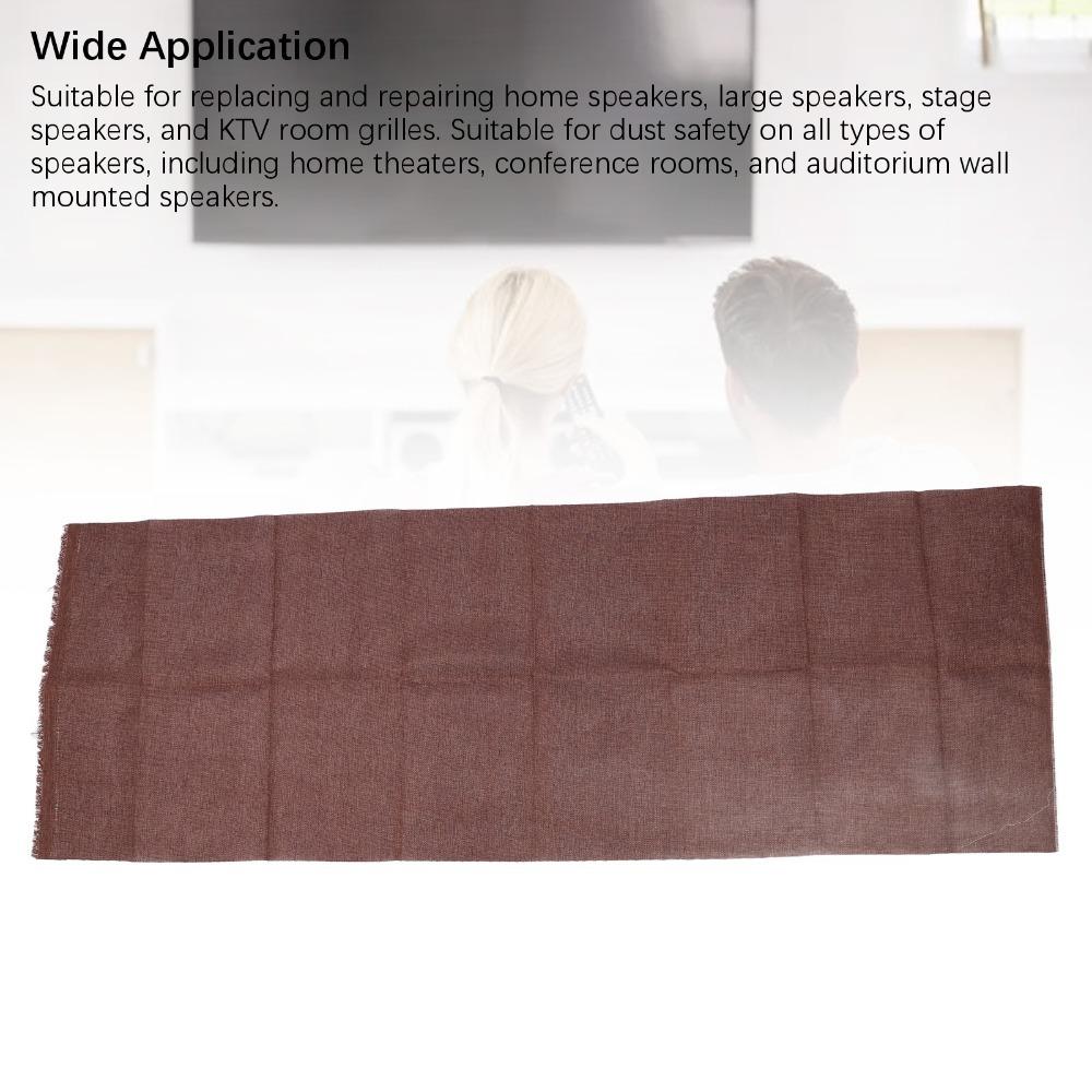 

Retro Style Speaker Grill Cloth Cover 150x50cm Speaker Mesh Grill Fabric Speaker Grills кавовий