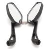 Black Universal Motorcycle Rear View Side Rearview Mirrors 8mm 10mm For Yamaha FZ1 FAZER FZ6 FZ6R FZ8 XJ6 MT-07 MT-09 FZ9 FZ-09