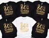 Maglietta Regalo 60° Compleanno Divertente Squadra Tee per Uomo Donna 60 Anni Camicia Te