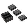 Camera Charger and Battery Dual Channel USB Camera Battery Charger and 3 Pack 1600mAh 3.8V