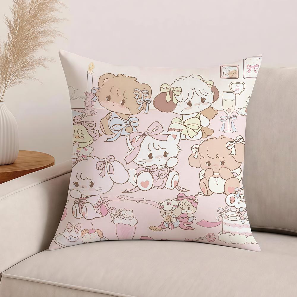 Cartoon Mikko cute cawaii Pillow Case Office Cushions Suitable For Sofa Car Bedroom Decorative Cushion Cover