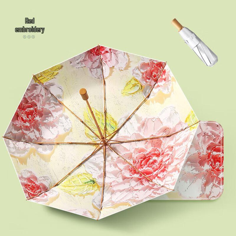 XuQing Compact Manual 3-Fold Umbrella