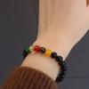 Natural black agate bracelet, red agate bracelet.fashion women daily jewelry gift