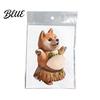 Dog Stress Reliever 1/4Pcs Anti-Collision Sticker Soft Elastic Belly Design Healing Toy Relief Kids Adults Portable Decompression Tool