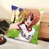 Higurashi When They Cry Cushion Cover Soft Short Plush Pillow Cover Smooth Cozy Texture Aesthetic Cushion Case Home Decor