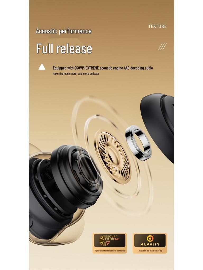 New Invisible Sleep Noise-Canceling TWS Bluetooth Earphones