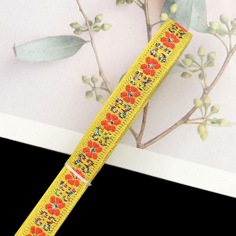 1cm Ethnic Embroidery Lace Trim for Dance Costume and Clothing Accessories