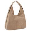 MICHAEL KORS Nolita brand logo metal accessories Hobo handbag leather shoulder bag large size women's khaki