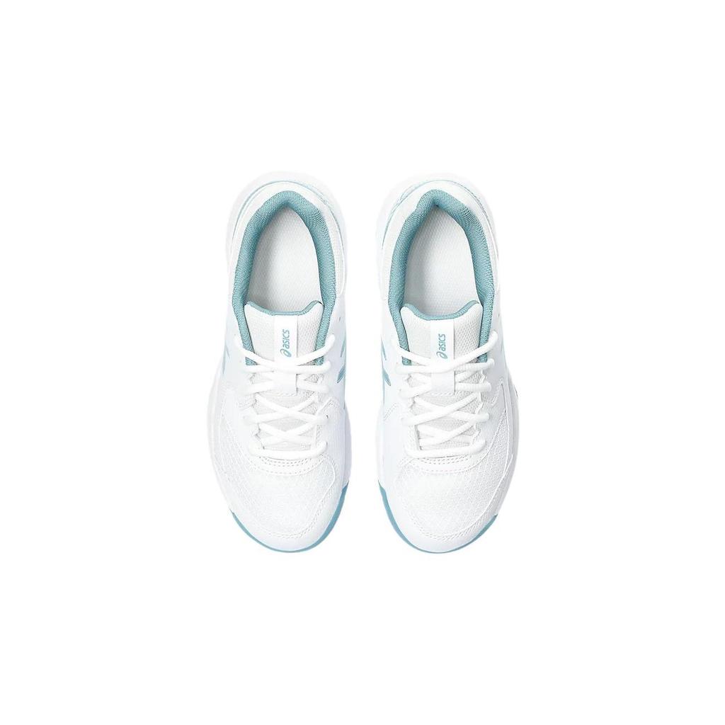 ASICS Gel Dedicate 8 GS White Gris Blue Kids Sneakers 1044A077-100