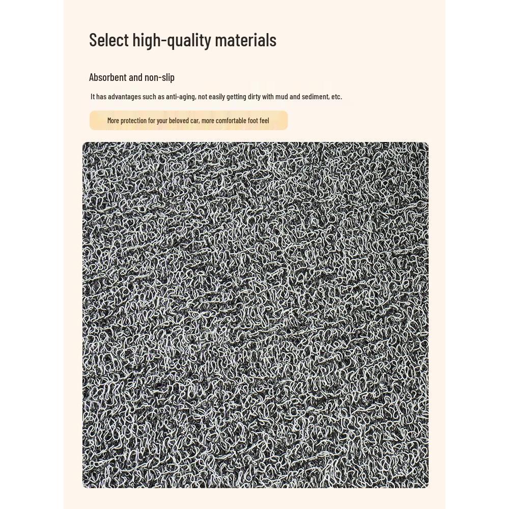 Volkswagen Tharu Anti-Slip Driver's Carpet-Style Floor Mat, Wear-Resistant, for Five-Seater.