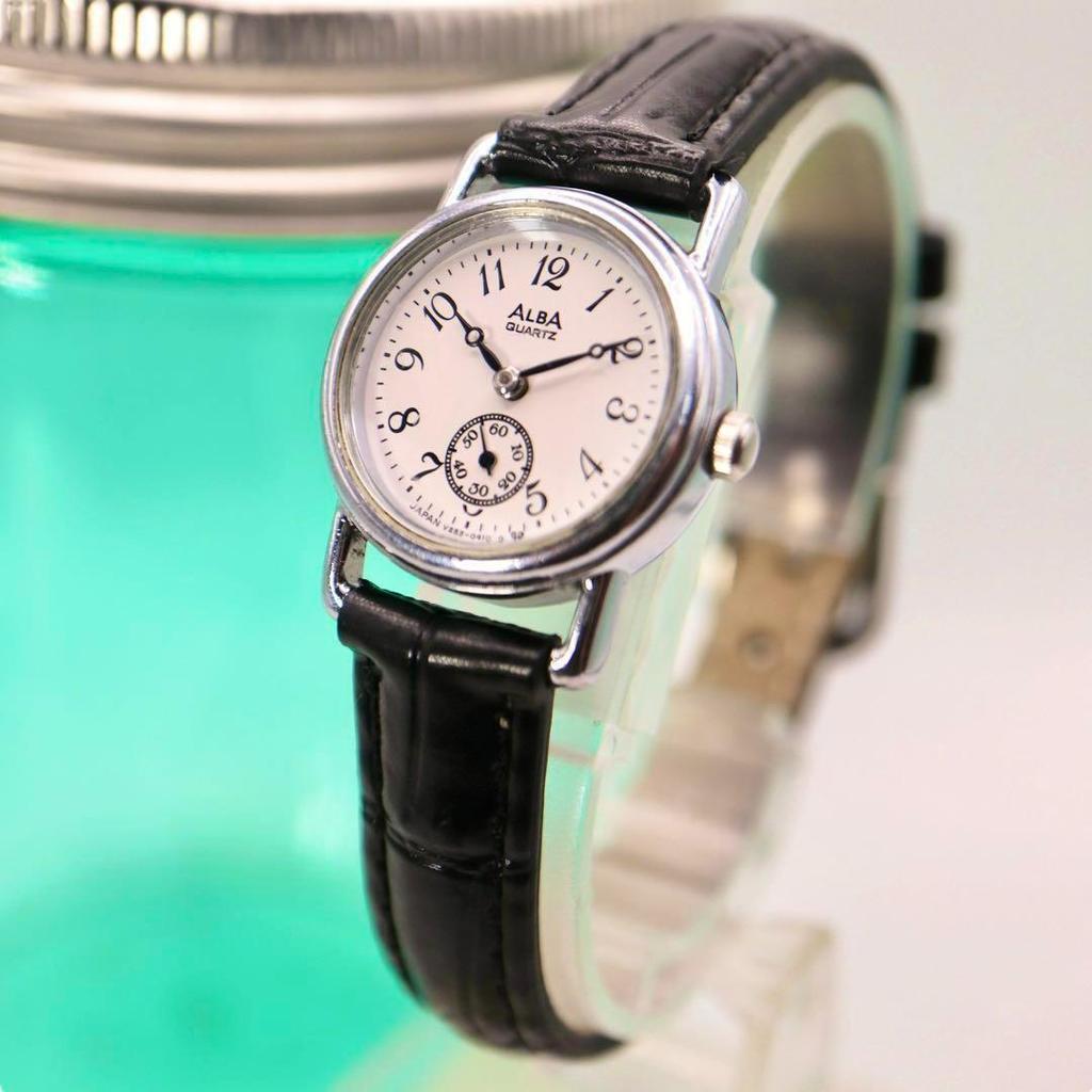 [USED] SEIKO ALBA Small Seconds Round Women's Watch 1199