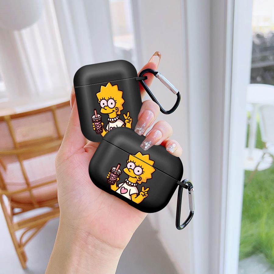 Simpsons Cartoon Case For Airpods 1 Pro3 Pro2 3 Pro 4 2 Earphone Cases Cover