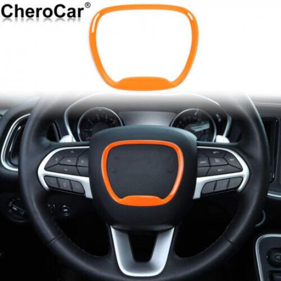 Steering Wheel Trim Cover Interior Accessories for Dodge Challenger/Charger 15+