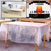 10PCS Waterproof Dustproof Furniture Cover Transparent Picnic Blanket  Round/Rectangle Desk