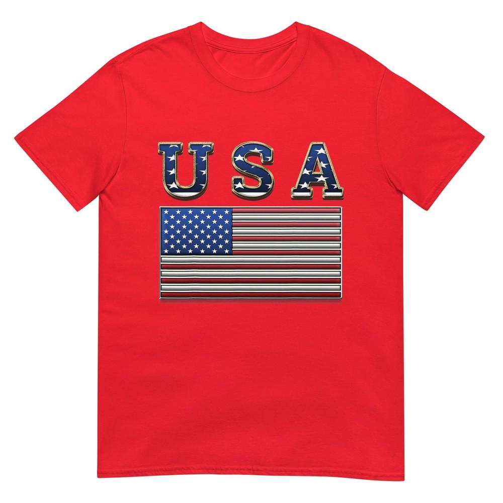 Usa American Flag United States Us Patriotic Tshirt S