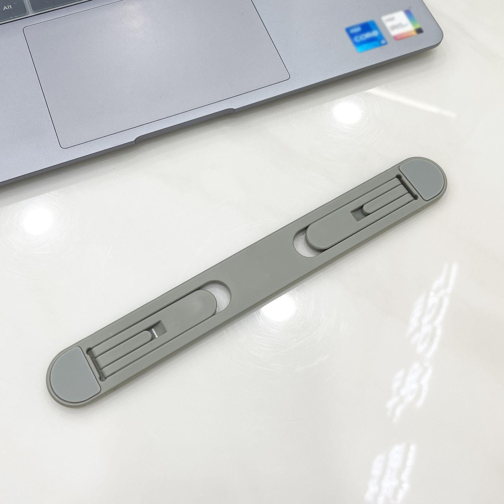 Portable Notebook Cooling Stand: Creative Suspension Bracket with Adjustable Height, Mini Foldable Design