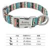 Cross-Border Dog Collar Wholesale Engraved Dog Tag Anti-Lost Adjustable Semi-Metal Buckle Medium and Large Dog Collar