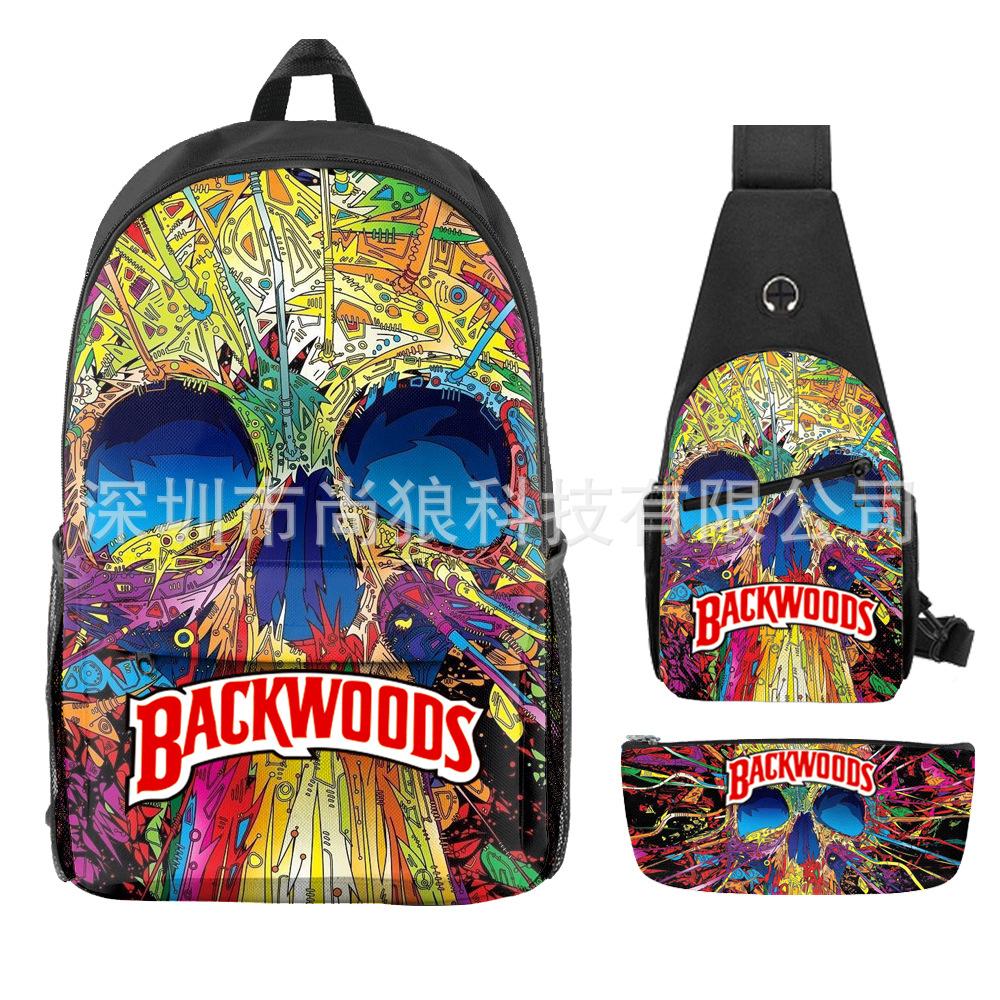 Student School Bag Backwoods Backpack Shoulder Bag School Bag Large Capacity Water-Proof Backpack