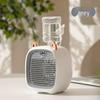 Portable Summer Fox Humidifying Spray Cool Air Desk Fan with Nezha Sticker