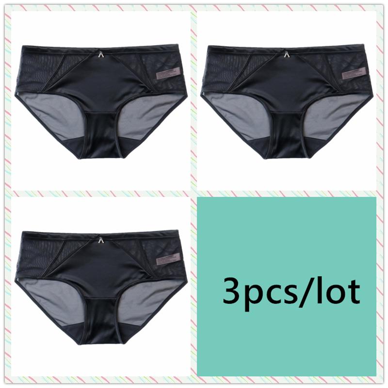 Underwear Mesh Women Low Waist Briefs Breathable Comfortable Panties Female