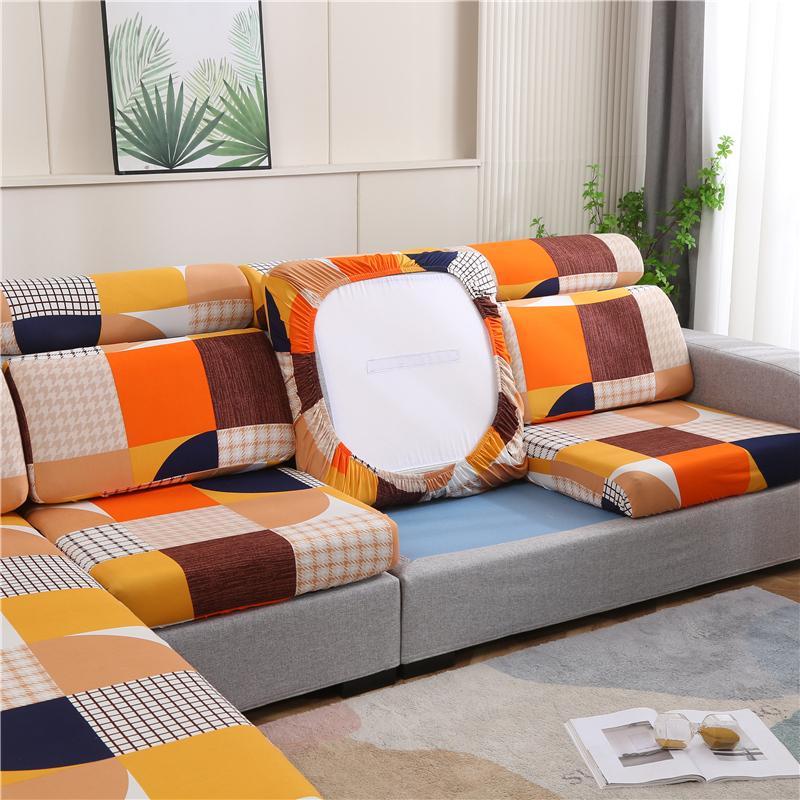 Elastic Sofa Seat Cover for Living Room Soft Couch Cover Full Wrap Backrest Cover Cushion Cover