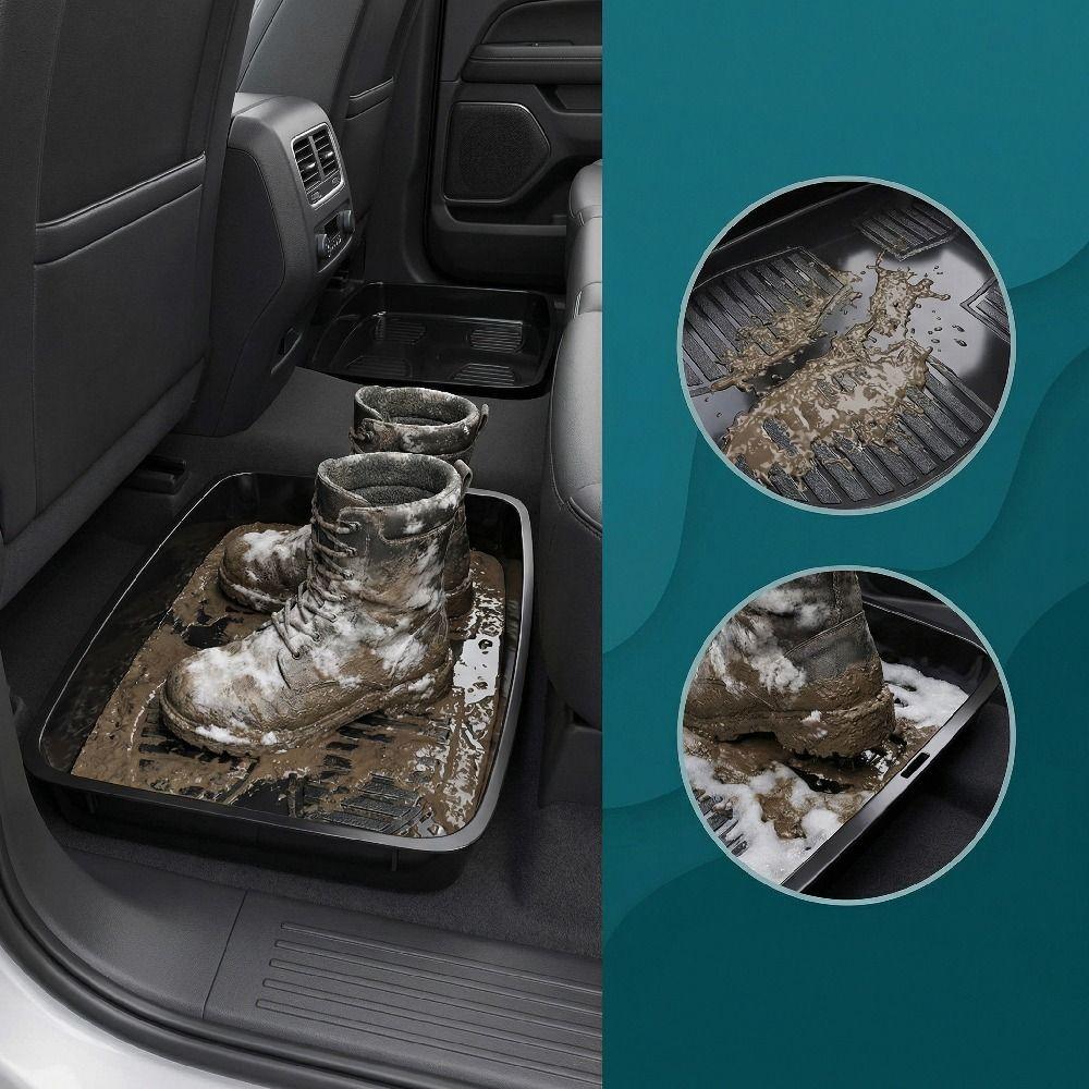 Reusable Car Shoes Storage Tray Portable Shoes Storage Box Under Seat Container Box  Excavator