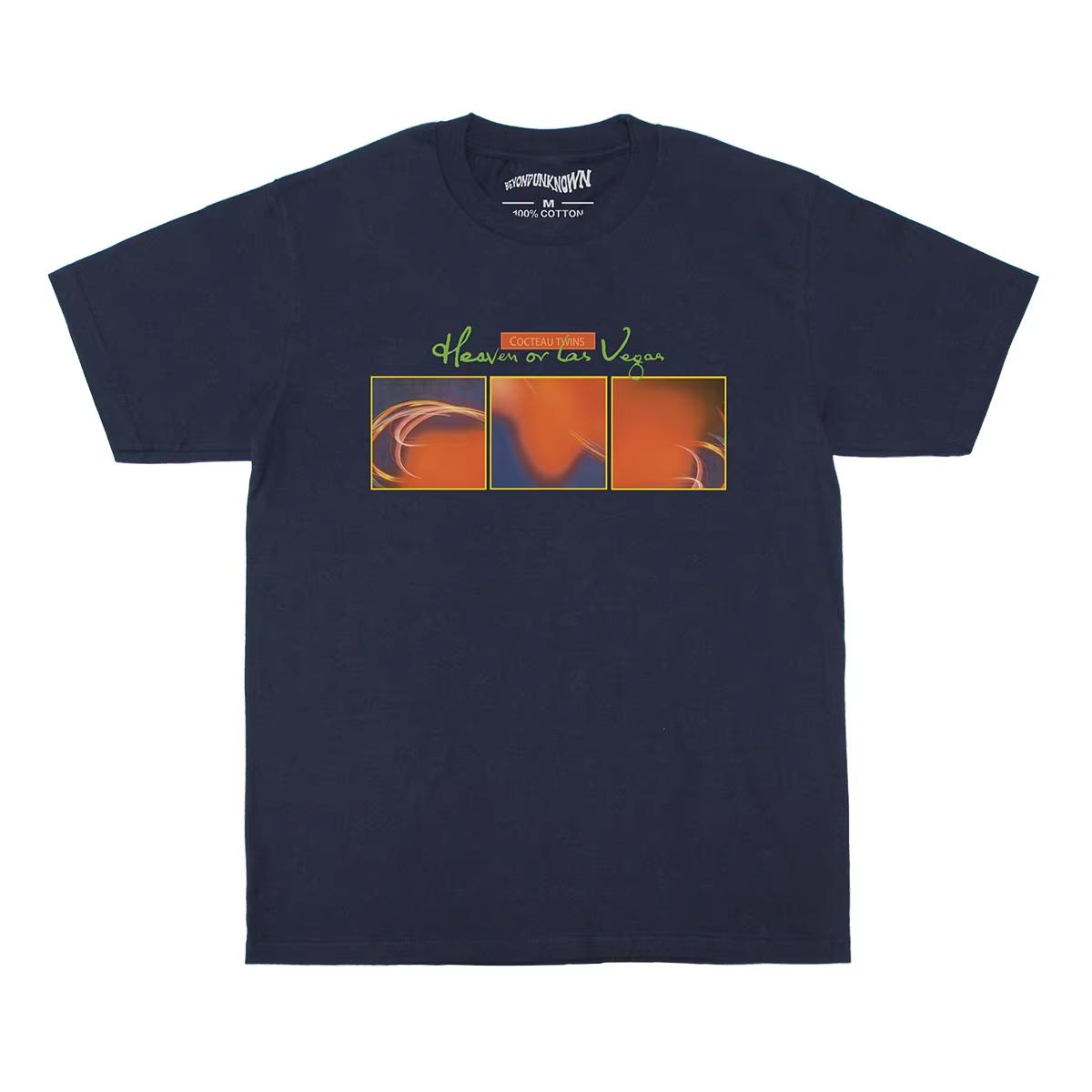 Футболка Cocteau Twins Heaven Or Las Vegas 4Ad Робин Гатфри Элизабет Фрейзер This Mortal Coil Музыкальные футболки Хлопок Мужская sherk 2XL
