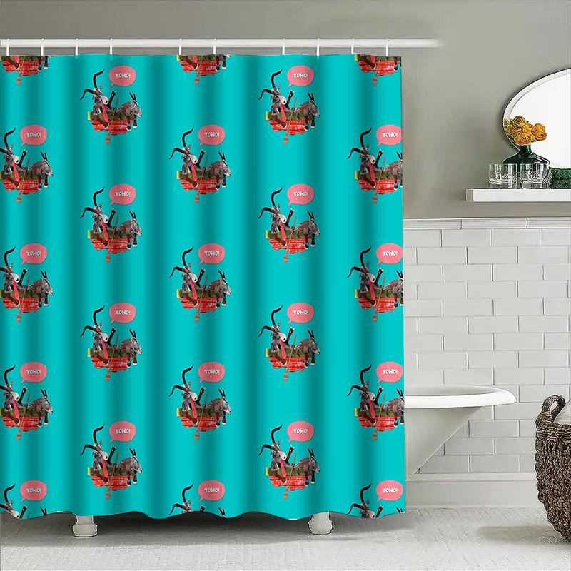 Shower Curtain Vintage Floral Botanical Rustic Farmhouse Bathroom Decor Washable Waterproof Home Textile Accessories