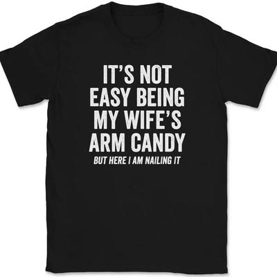 Es ist nicht einfach, der Schmuck meiner Frau zu sein T-Shirt Lustiges Ehemann-Geschenk