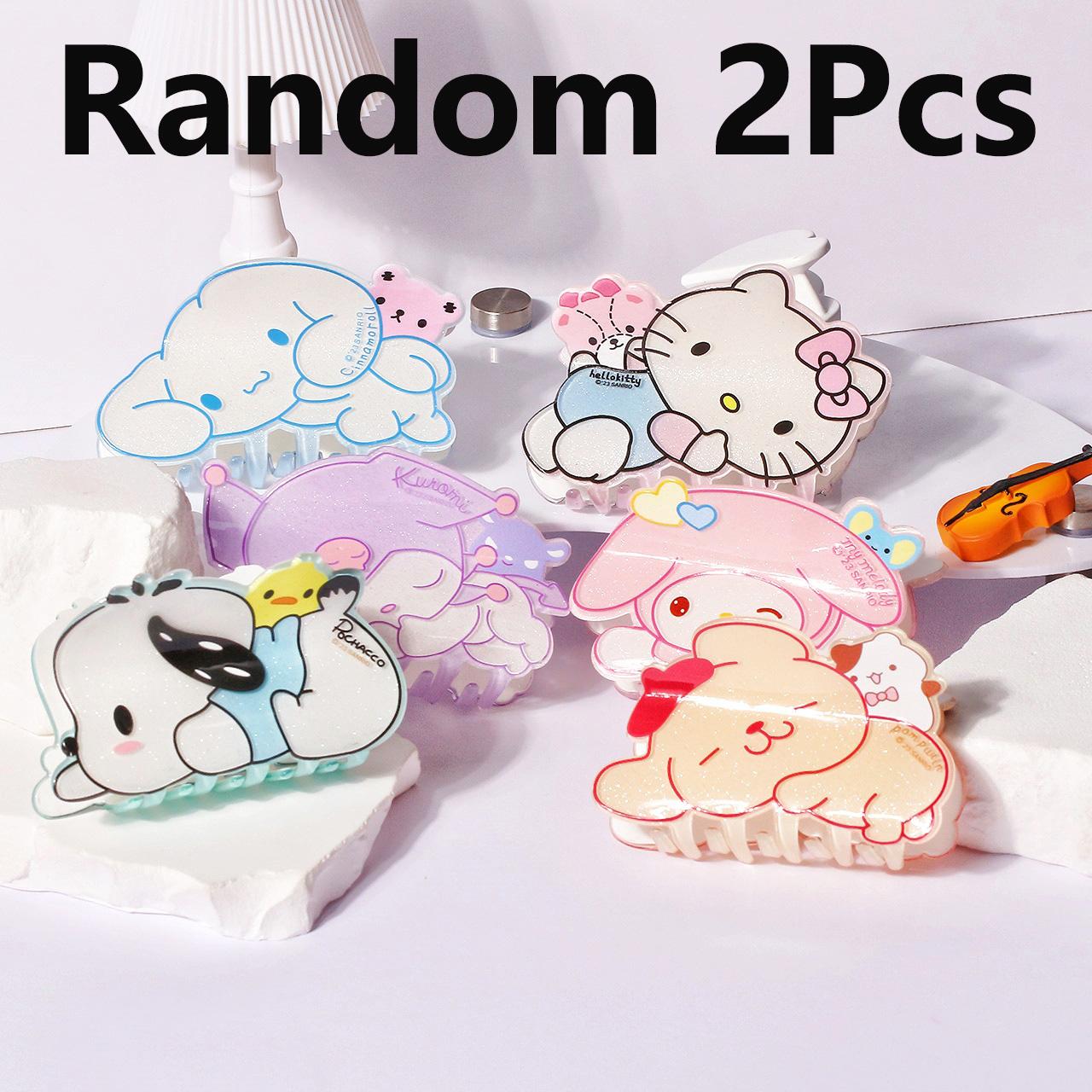 

1PC/Random 2Pcs Cute Sanrio Pompompurin hair claw hair accessory