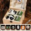 Panda Wooden Box Chinese Style Gift Set