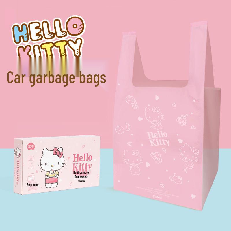 Hello Kitty Colorful Disposable Car Trash Bag Y-9382