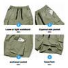 Men's Summer Quick Dry Cargo Shorts Multi Pocket Outdoor Fitness Running Shorts with Elastic Waistband and Adjustable Drawstring for Active Use