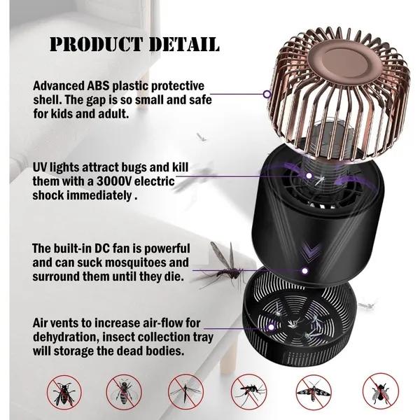 Upgraded Bug Zapper, 2 In 1 Mosquito Trap, Bug Zapper Indoor, Fruit Fly Traps for Indoors, Gnat Traps for House Indoor