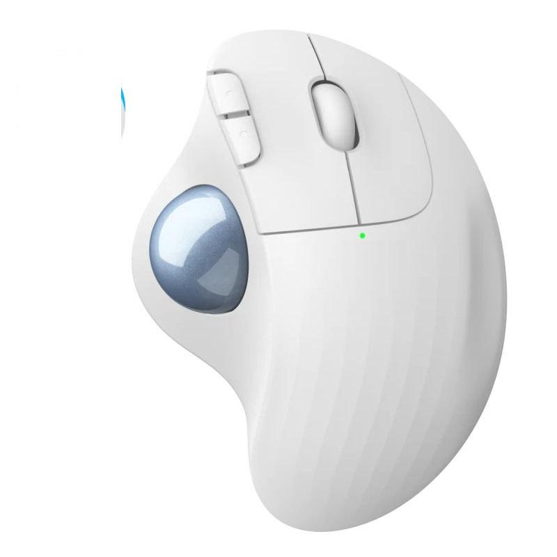 

Беспроводная трекбольная мышь, эргономичная вертикальная профессиональная лазерная мышь для рисования для Win10/8/7, профессиональная мышь для рисования, оптическая мышь белый