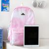 Dreiteiliges Rucksack-Set Nylon Grundschüler Tie-Dye Schultasche Damen Rucksack mit großem Fassungsvermögen mit Lunchtasche