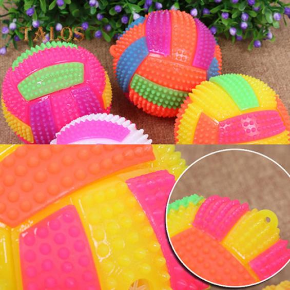 LED Flashing Color Changing Bouncing Massage Hedgehog Ball Volleyball Kid Toy Toys For All Ages