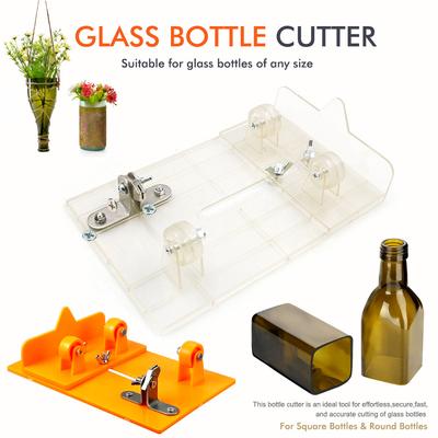 Adjustable DIY Glass Bottle Cutter Sizes Metal Glassbottle Cut Machine Wine Bottles Crafting Decorations Cutting Tool