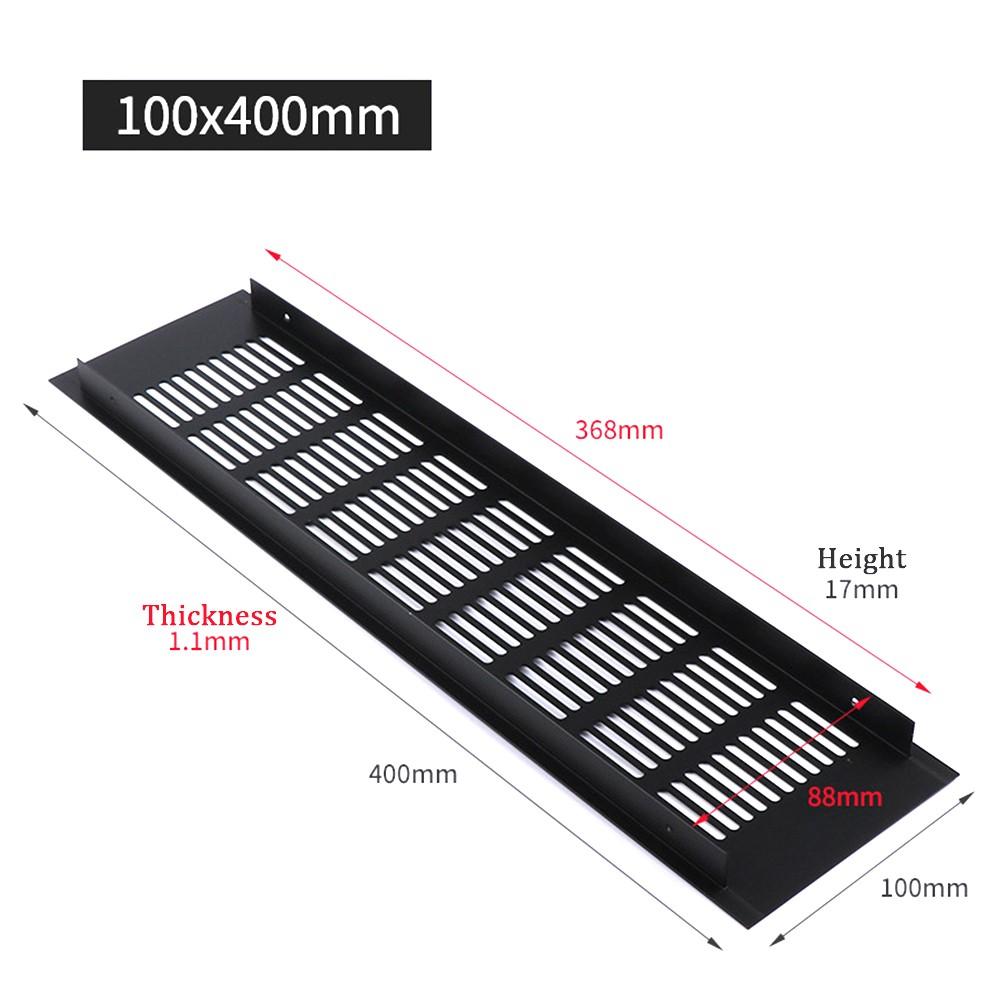 

Решетка вентиляционная 150-400мм 150мм-400мм 1шт Аксессуар 100X400mm