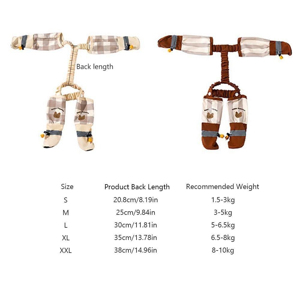 Full Leg Protection Dog Four-Legged Pants Reflective Stripe Dog Jumpsuit Shoes  Pet Strolling