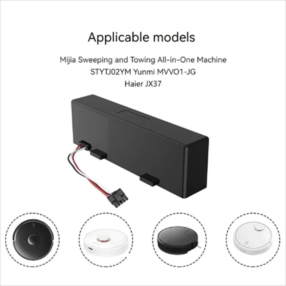 Li-ion zametací baterie pro Xiaomi Mijia Mi Robot Vacuum-Mop P, zametací a čisticí robot, 18650 4S1P 14,8V 12800mAh STYTJ02YM