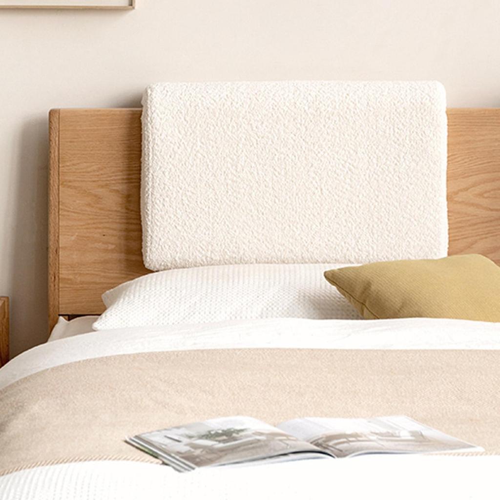 2Pcs Bed Headboard Pillow Reading Pillow with Removable Cover for Hardboard Headboard Headboard Cushion for Sitting In Bed Dorm