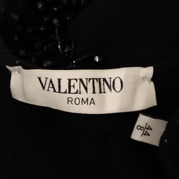 Valentino Made In Italy Cashmere Blend Long Sleeve Knit 44 Beaded Sweater Women Used