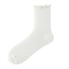 Summer Thin Black Ear-trimmed Socks, Women's Lace Breathable Mesh Breathable Women's Socks, Ballet Style Tube Pile Socks